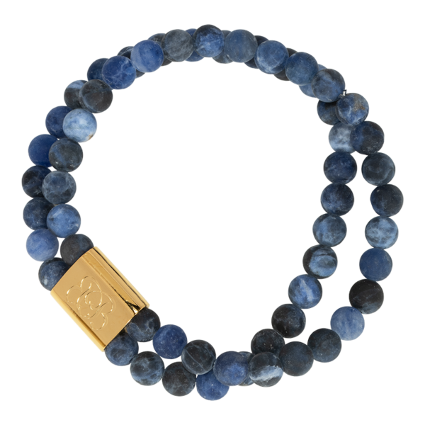 Vassal matte sodalite goud - Blaauw Bloed