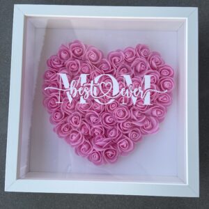 Moederdag Forever flowers witte lijst
