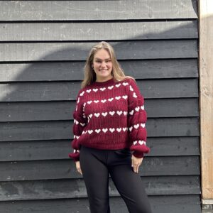 Hartjes/kersen sweaters